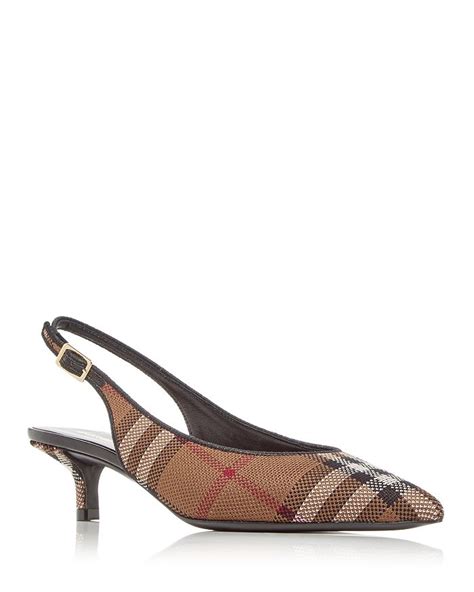 burberry shoes high heels|Burberry kitten heels.